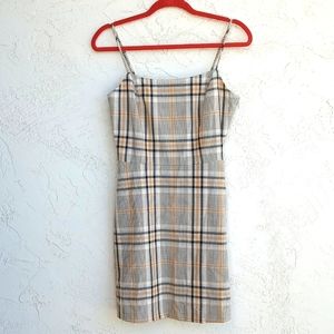 ARITZIA WILFRED Classic Plaid Mini Dress Size 4